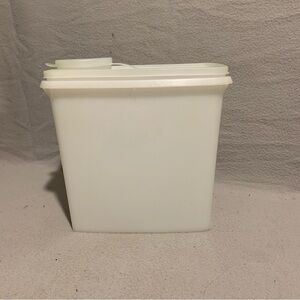 Tupperware Cereal Keeper Squared Storage Container White/Clear